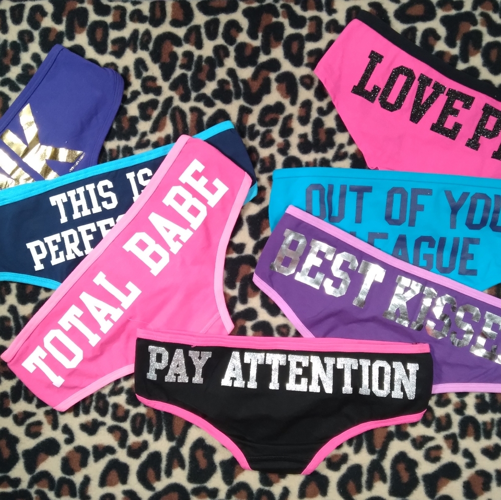 HOT VS PINK Hipster 7 Panty Set